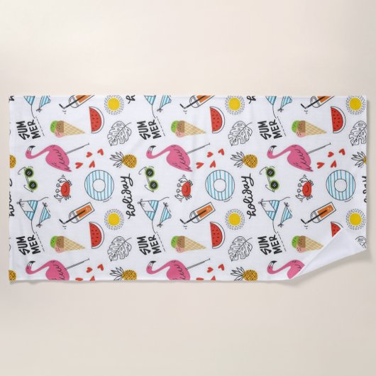 サマーバカイ ビーチタオル (正面)