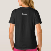 サマーバケーションハピネスはビーチ Tシャツ (裏面)