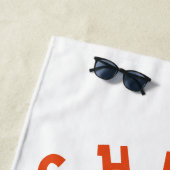 サマーバケーションビーチチルグーススイムリングホワイト ビーチタオル (インサイチュ)