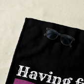 サマーバケーションヘビーズザおもしろいビーチレトロ ビーチタオル (インサイチュ)