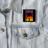 サマーバケーションヘビーズザおもしろいビーチレトロ 缶バッジ (インサイチュ)