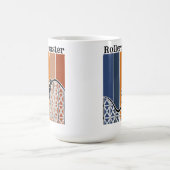 サマーバケーションライディングザローラコースターレトロ コーヒーマグカップ (中央)