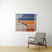 サマーバケーションライディングザローラコースターレトロ タペストリー (インサイチュ(横))