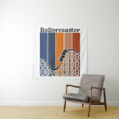 サマーバケーションライディングザローラコースターレトロ タペストリー (インサイチュ)