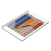 サマーバケーションライディングザローラコースターレトロ ノートブック (左側)