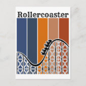 サマーバケーションライディングザローラコースターレトロ ポストカード (正面)