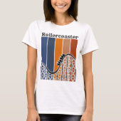 サマーバケーションライディングザローラコースターレトロ Tシャツ (正面)