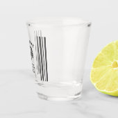 サマーバケーションロードトリップファミリー懇親会カッコいいツリー ショットグラス (右)