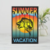 サマーバケーション魚釣り海サンセット 招待状 (スタンド正面)