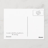 サマーバタフライブルー ポストカード (裏面)