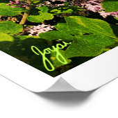 サマーバタフライプリント ポスター (角)