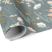 サマーバターズとワイルドフラワー ラッピングペーパー (ロールコーナー)