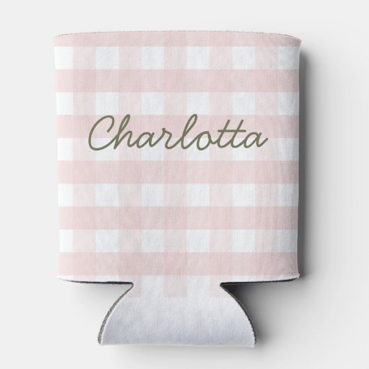 サマーバックキャンプジンガムピンクグリーンバチェロレッテ 缶クーラー (裏面)