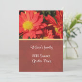 サマーバックヤードパーティの招待状 招待状 (スタンド正面)