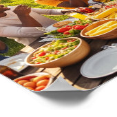 サマーバックヤードBBQ ポスター (角)