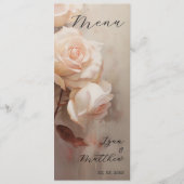 サマーバラエレガントなウェディング披露宴 メニュー (正面)