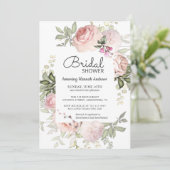 サマーバラガーデンピンクブライダルシャワー 招待状 (スタンド正面)