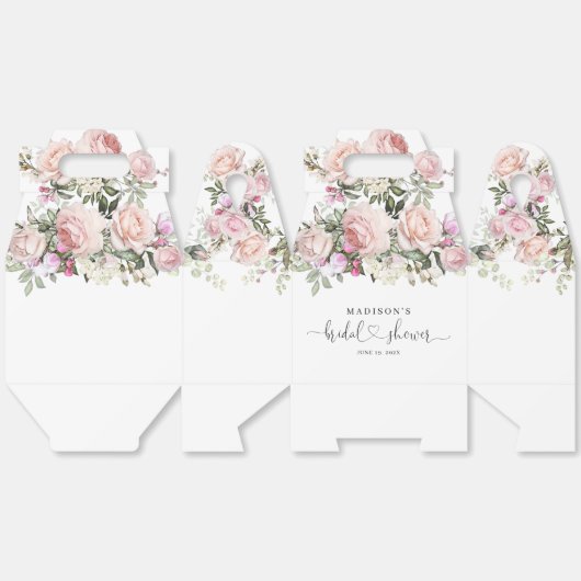 サマーバラガーデンフローラブライダルシャワー フェイバーボックス (見開き)