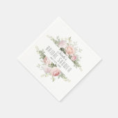 サマーバラガーデンブライダルシャワー スタンダードカクテルナプキン (角)
