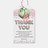 サマーバルーンレターメロン誕生日 ギフトタグ (正面)