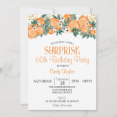 サマーバースデーパーティー60誕生日 招待状 (正面)