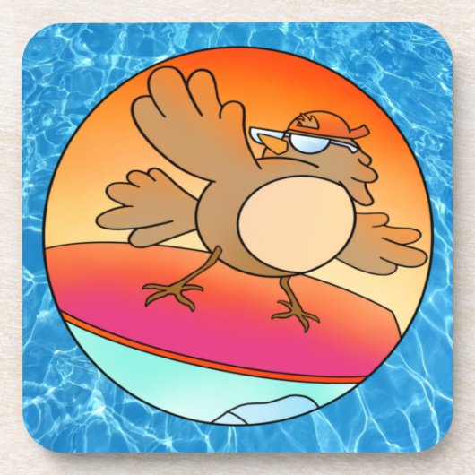 サマーバードサーファー コースター (正面)