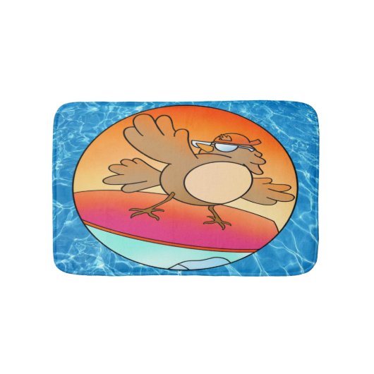 サマーバードサーファー バスマット (正面)
