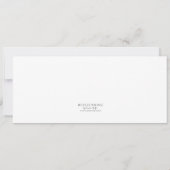 サマーバーベキューパーティー 招待状 (裏面)