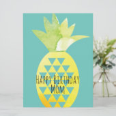 サマーパイナップルウォーターカラーミックス誕生日 (スタンド正面)