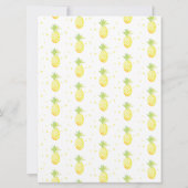 サマーパイナップルウォーターカラーミックス誕生日 (裏面)