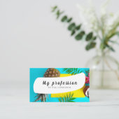 サマーパイナップルビジネスカード 名刺 (スタンド正面)