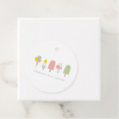 サマーパステルアイスクリーパーソナライズされたム フェイバータグ (インサイチュ)