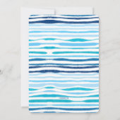 サマーパターンベビーシャワー招待状 招待状 (裏面)