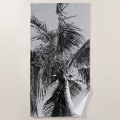 サマーパラダイスパームツリー#4 #tropical #wall #art ビーチタオル (正面)