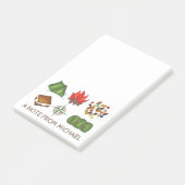 サマーパーソナライズされたキャンプキャンピングハイキングポストイット ポストイット (アングル)