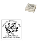 サマーパーソナライズされたキャンプトレイルミックスキャンプ場 ラバースタンプ (押印)