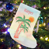 サマーパーソナライズされたクリスマスストッキング スモールクリスマスストッキング