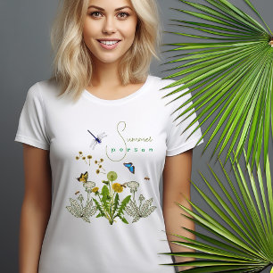 サマーパーソンタンデリオン受益者ことわざTシャツ Tシャツ
