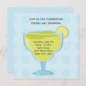 サマーパーティの招待状 招待状 (正面/裏面)