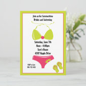 サマーパーティの招待状 招待状 (スタンド正面)