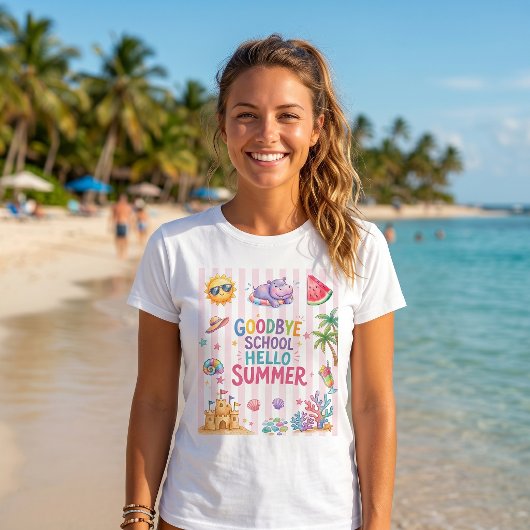 サマーパーティーストライプTシャツ Tシャツ