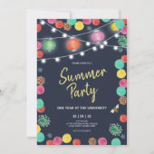 サマーパーティーラモンズ招待状 招待状 (正面)