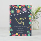サマーパーティーラモンズ招待状 招待状 (スタンド正面)