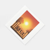 サマーパーティー踊り紙ナプキンス スタンダードランチョンナプキン (角)