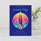 サマーパーティー – サンセットサーフボードパラダイス – 招待状 (スタンド正面)
