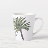 サマーパームツリーアンドサンセットドードルアート カフェラテマグ (右)