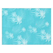 サマーパームツリーズアクア テーブルクロス (正面(横))