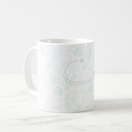 サマーパールの水彩オーシャンデザイン コーヒーマグカップ
