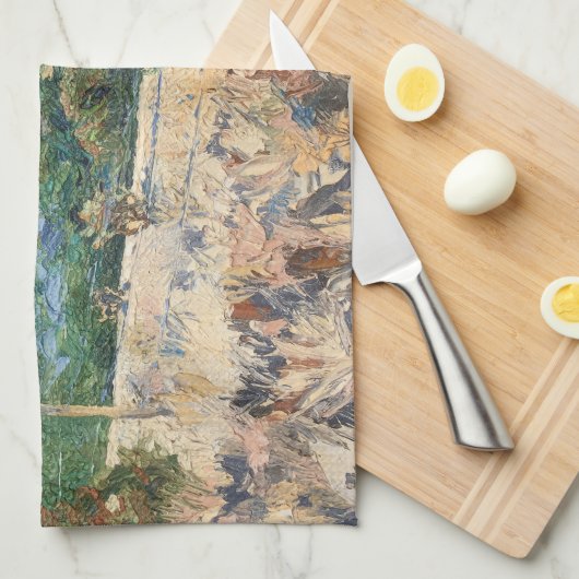 サマーヒルズハイキングディッシュタオル キッチンタオル (四つ折り)