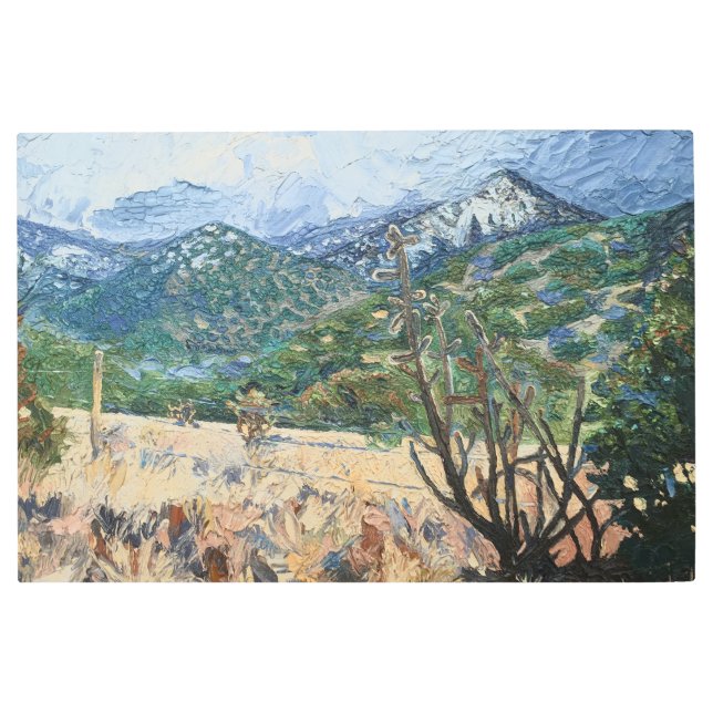 サマーヒルズハイキングメタルプリント メタルプリント (正面)